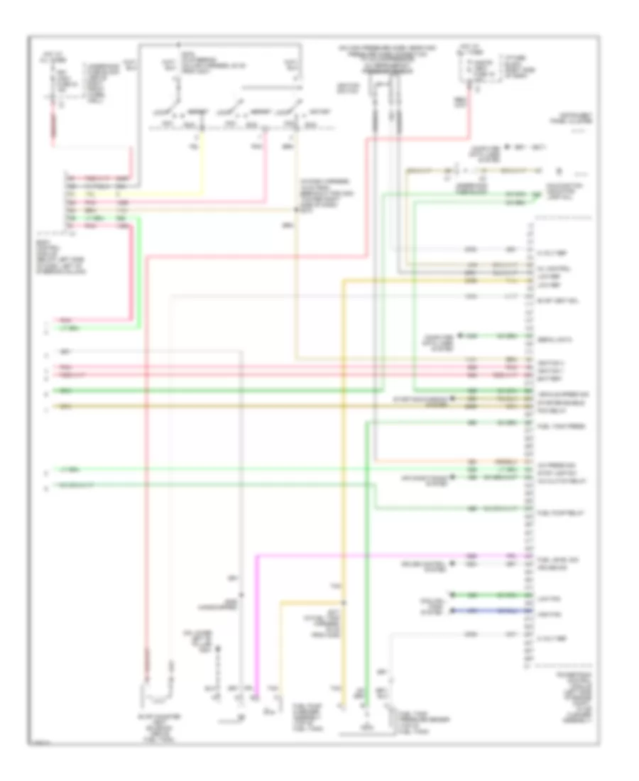 3.5L VIN L, Engine Performance Wiring Diagram (4 of 4) for Buick Terraza CX 2006