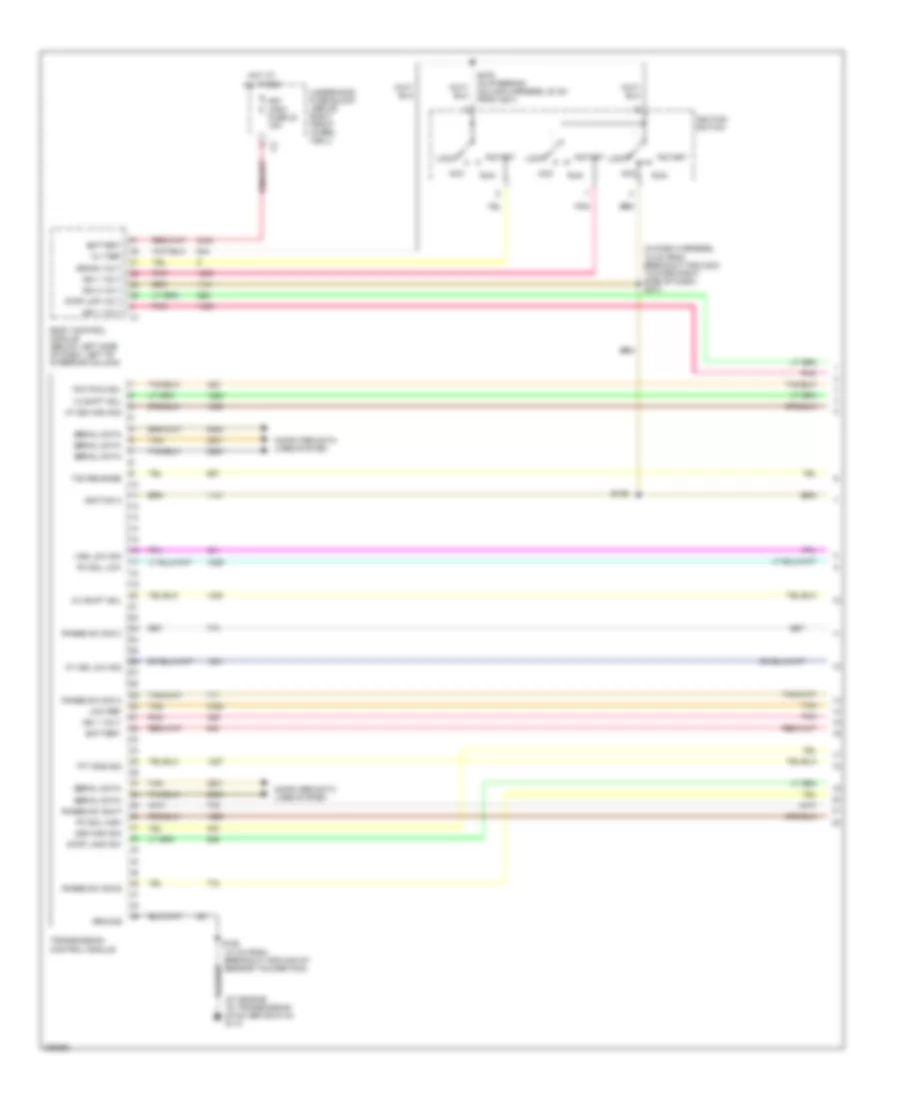 3.9L VIN 1, AT Wiring Diagram (1 of 2) for Buick Terraza CXL 2006