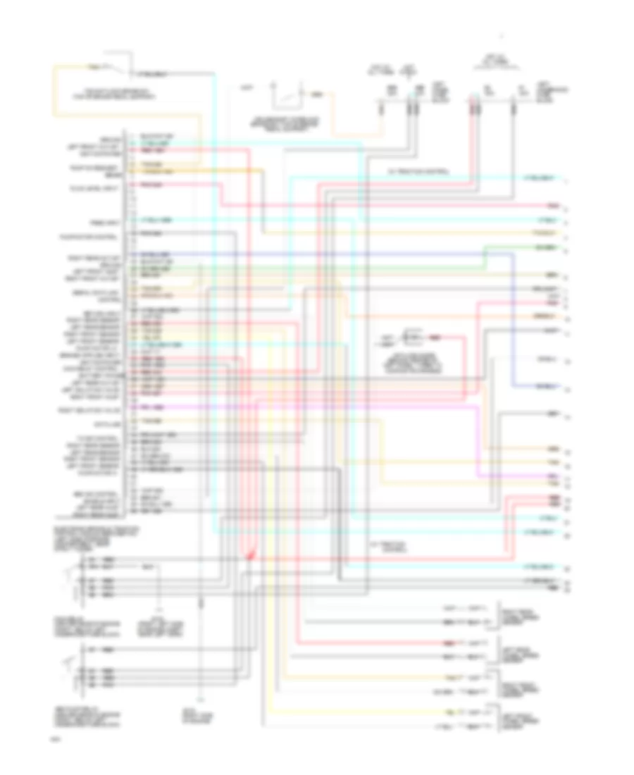 Anti lock Brake Wiring Diagrams 1 of 3 for Buick LeSabre Custom 1994
