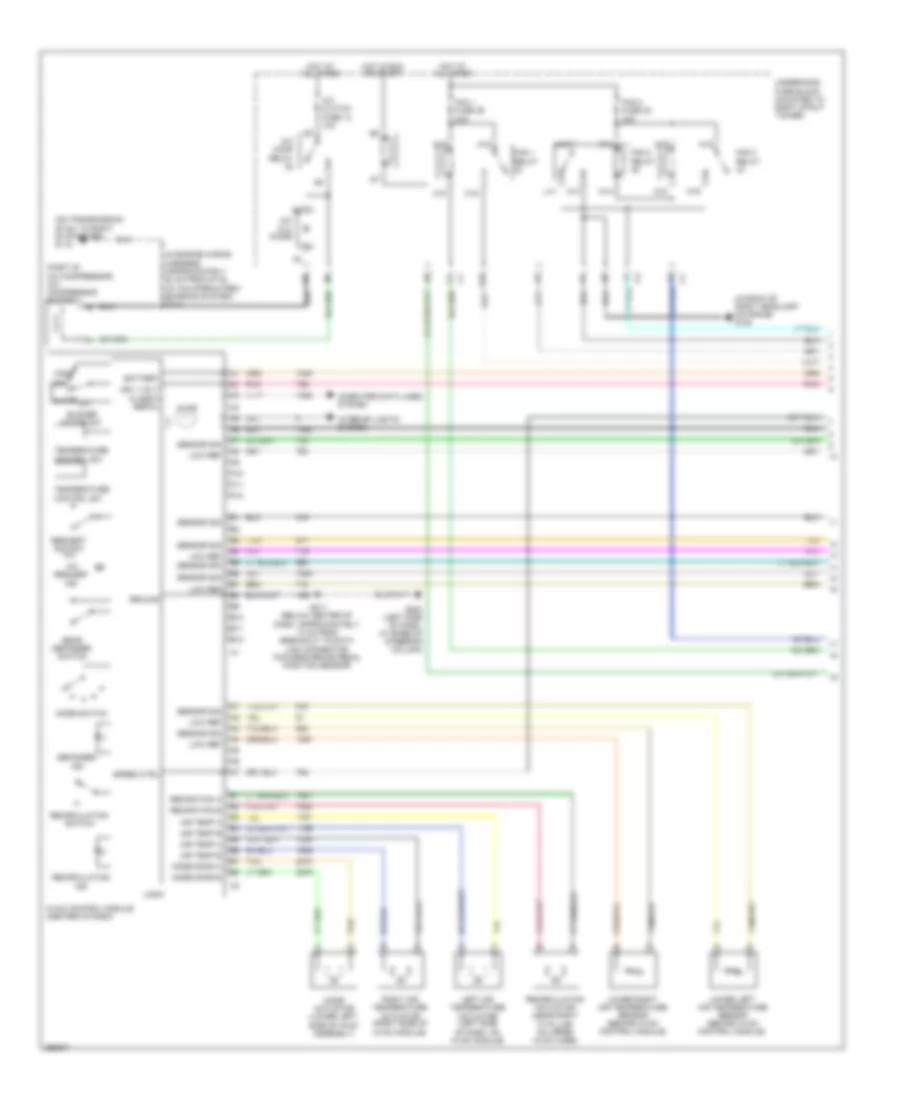 3 8L VIN 2 Automatic A C Wiring Diagram 1 of 2 for Buick Allure CX 2007