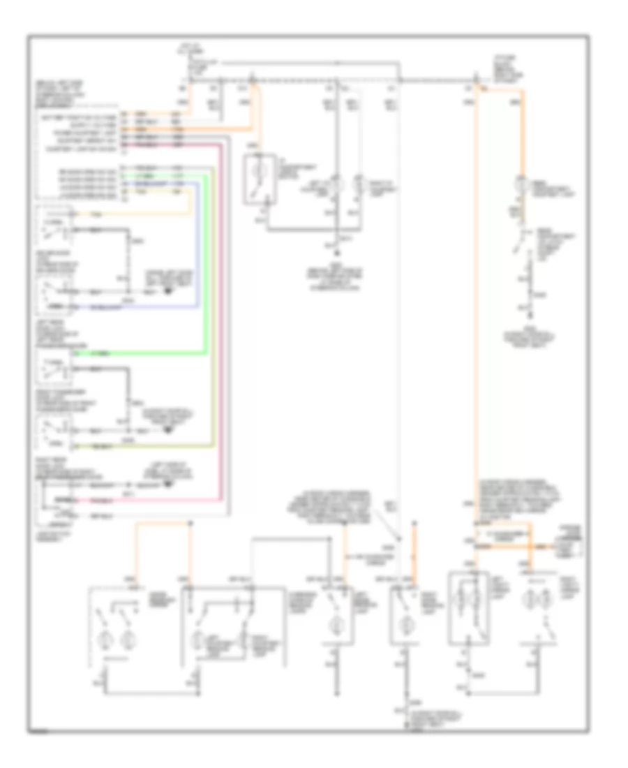 Courtesy Lamps Wiring Diagram for Buick Allure CX 2007