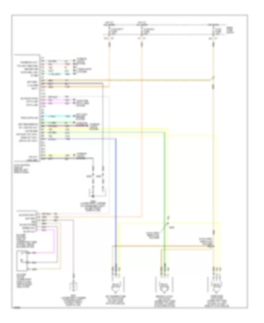 Manual AC Wiring Diagram (1 of 2) for Buick LeSabre Limited 2000