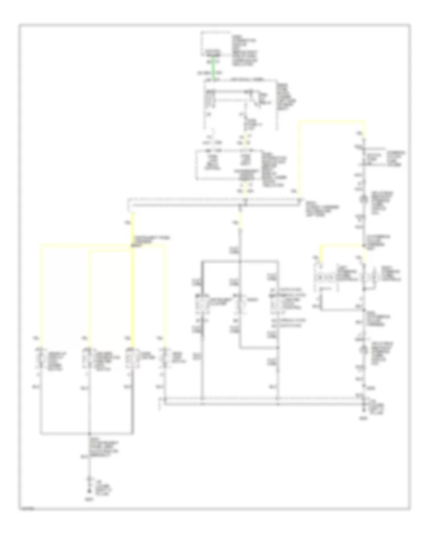 Instrument Illumination Wiring Diagram (1 of 2) for Buick LeSabre Limited 2000