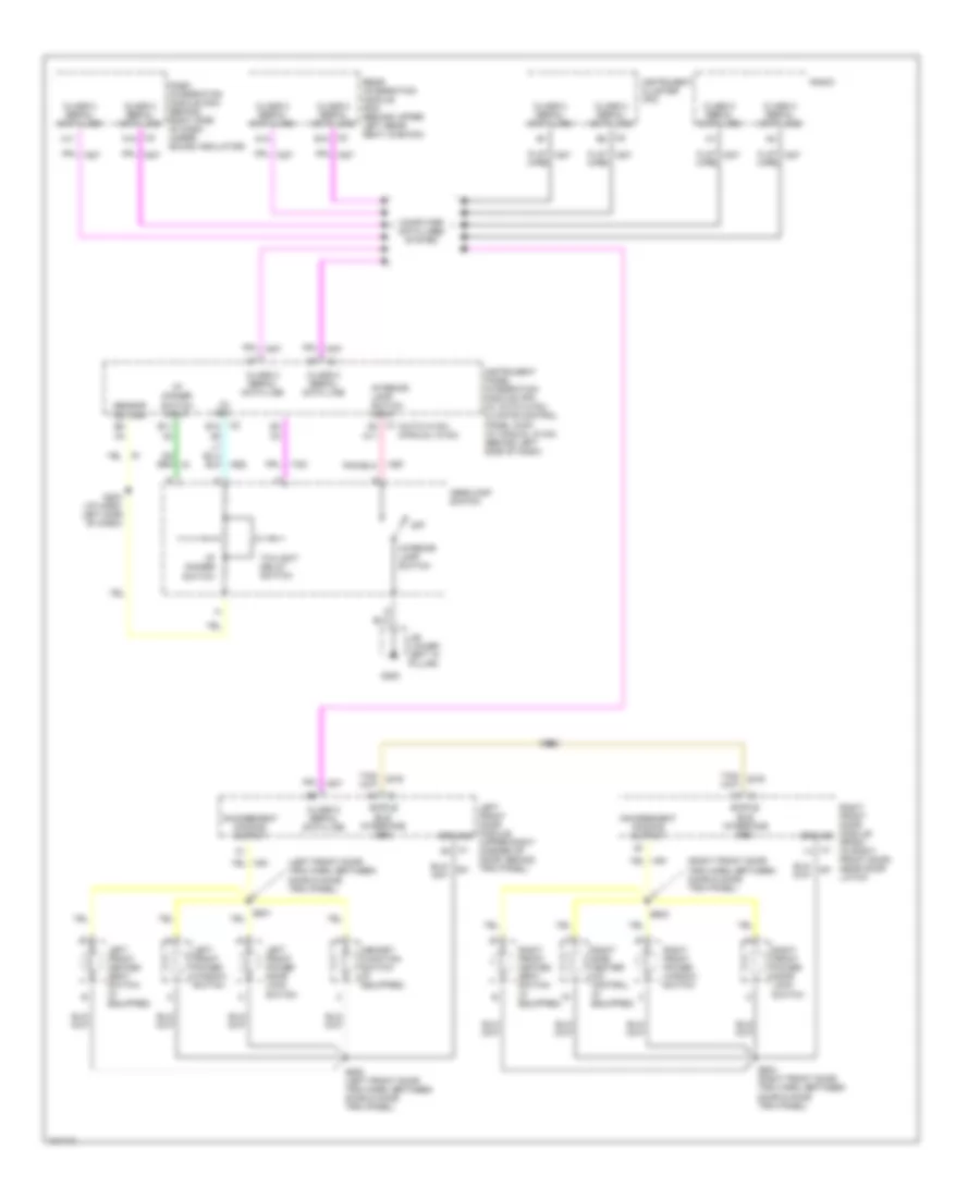 Instrument Illumination Wiring Diagram (2 of 2) for Buick LeSabre Limited 2000