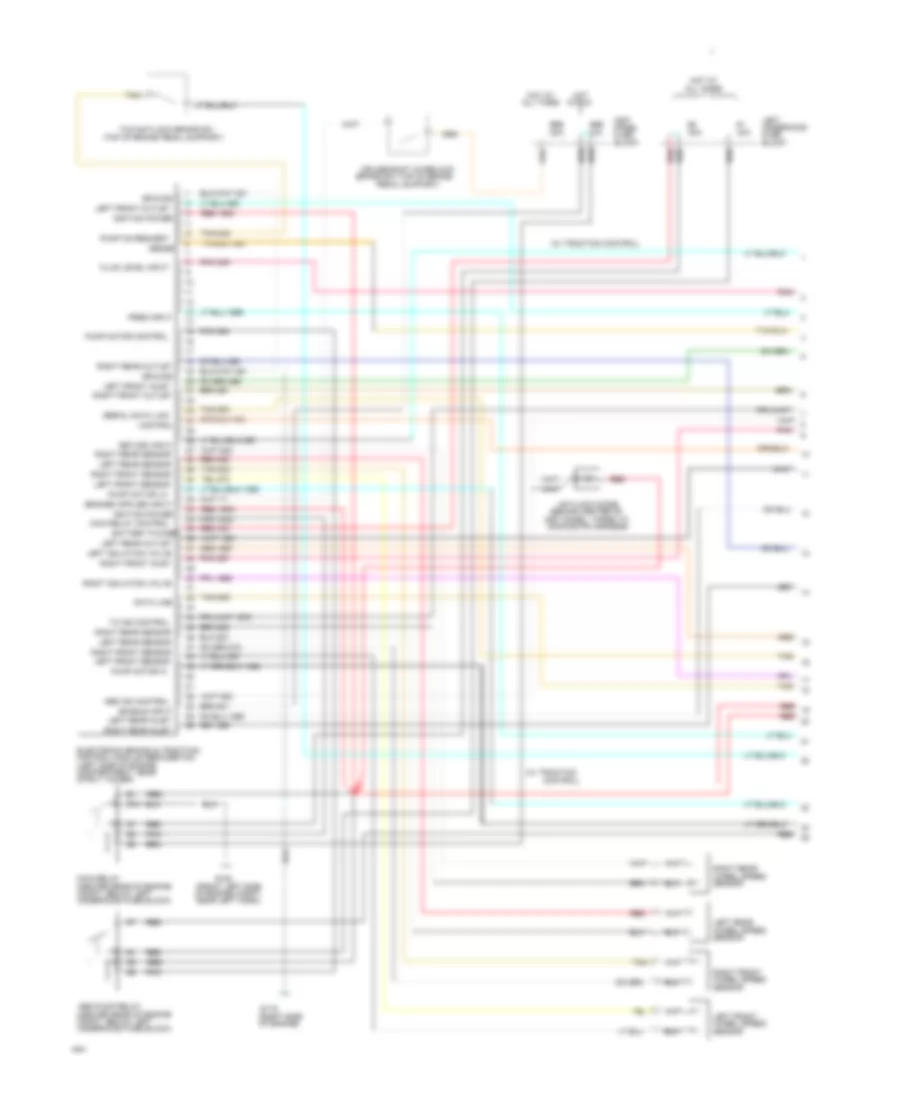 Anti lock Brake Wiring Diagrams 1 of 3 for Buick LeSabre Limited 1994