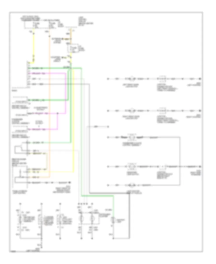 Instrument Illumination Wiring Diagram for Buick LeSabre Limited 1994