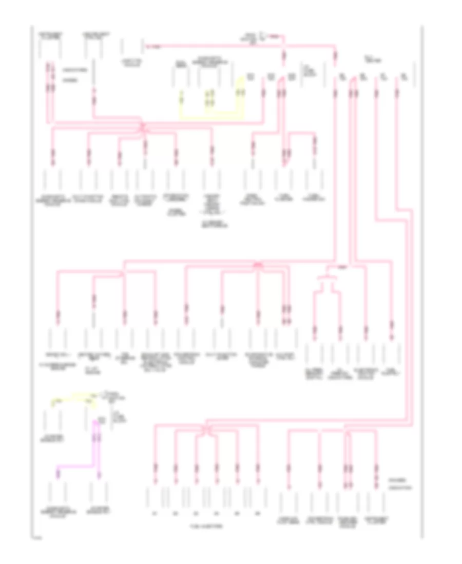 Power Distribution Wiring Diagram 4 of 4 for Buick LeSabre Limited 1994