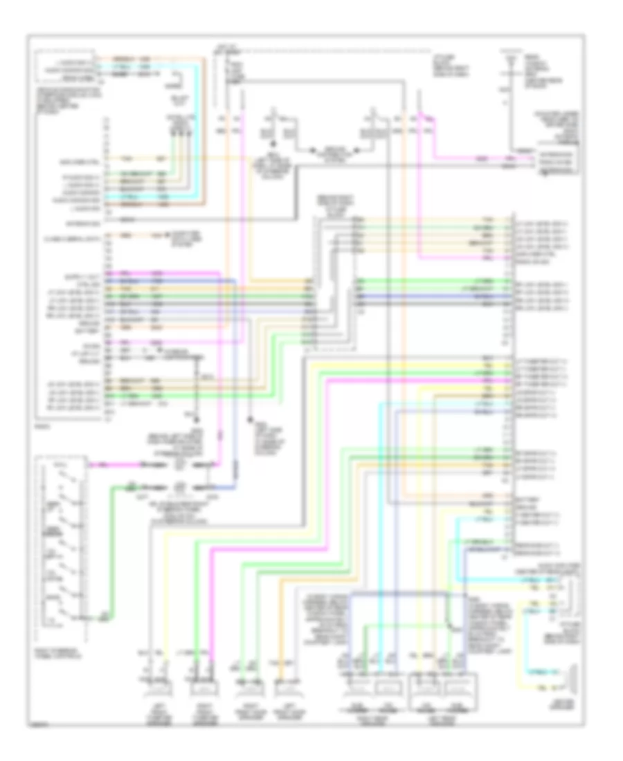 Radio Wiring Diagram with Amplifier for Buick Allure CXL 2007