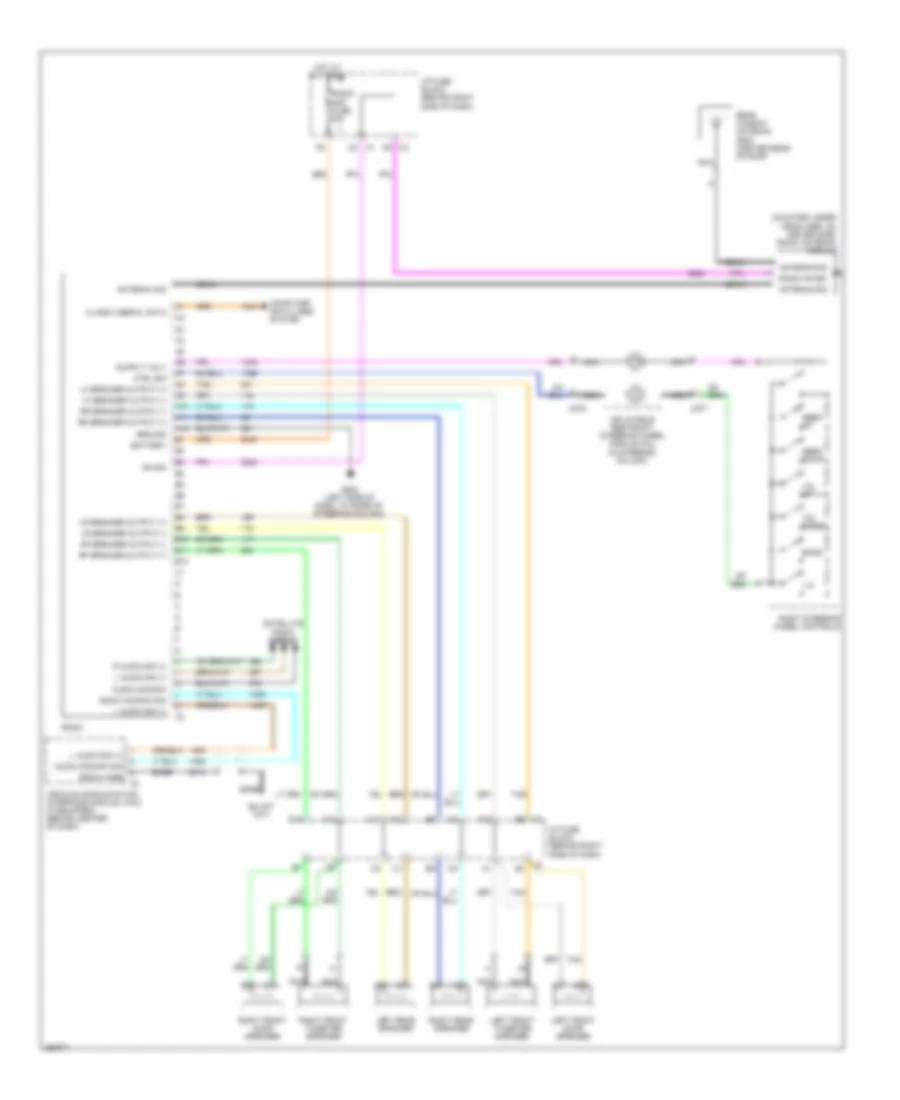 Radio Wiring Diagram without Amplifier for Buick Allure CXL 2007