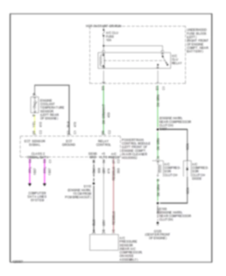 Compressor Wiring Diagram for Buick Park Avenue 2000