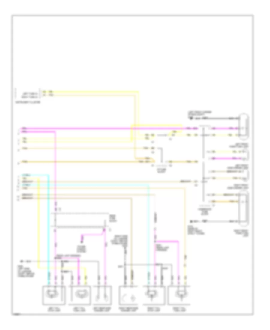 Exterior Lamps Wiring Diagram (2 of 2) for Buick Park Avenue 2000