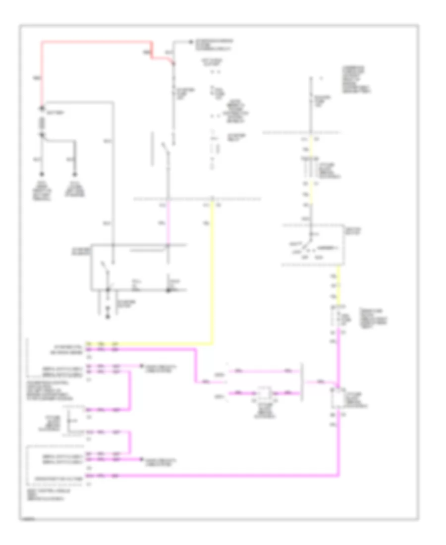 Starting Wiring Diagram for Buick Park Avenue 2000