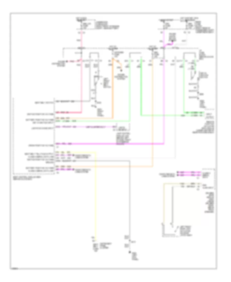 Warning System Wiring Diagrams for Buick Park Avenue Ultra 2000