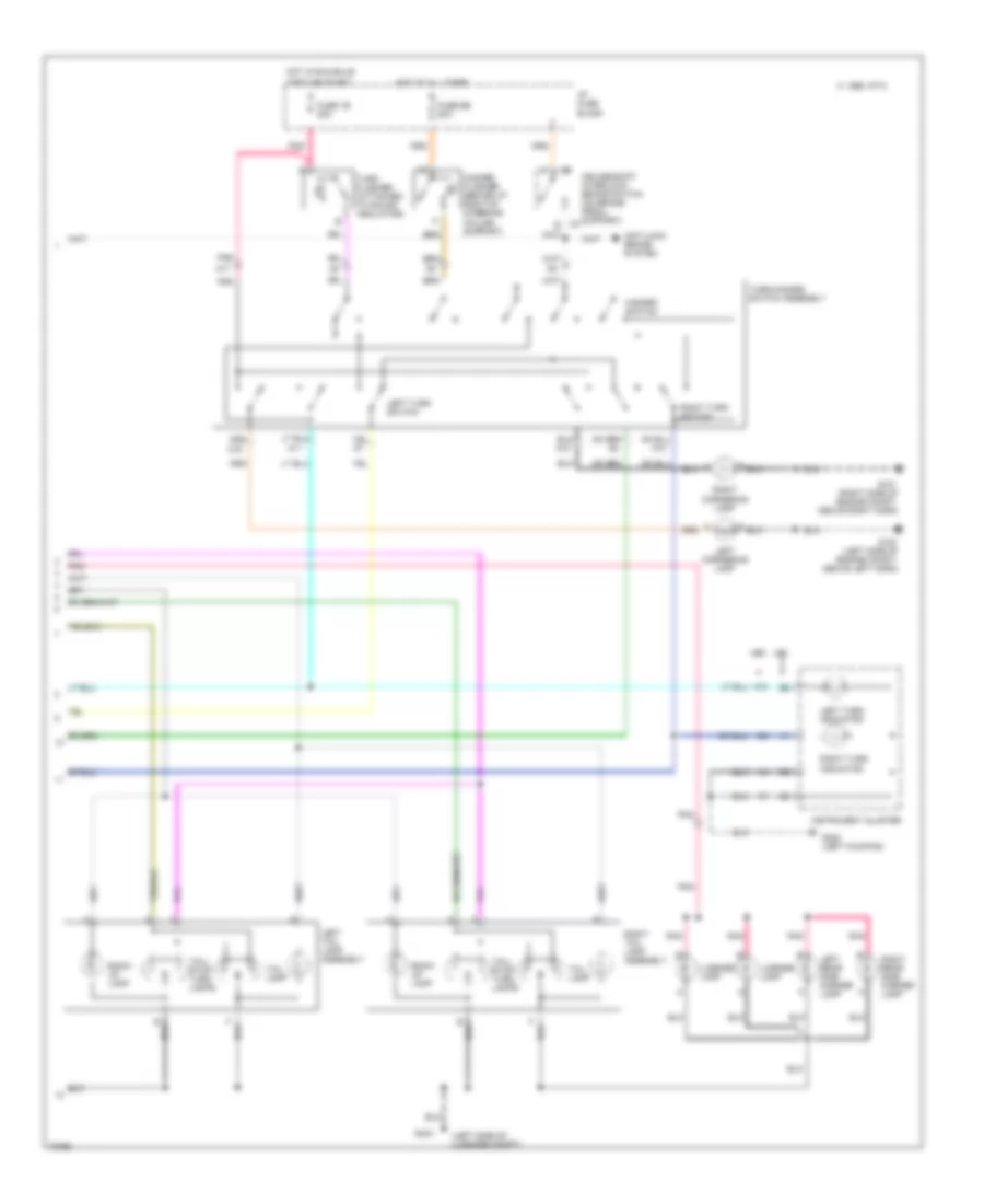 Exterior Light Wiring Diagram with Adaptive Lamp Monitor 2 of 2 for Buick Park Avenue Ultra 1994
