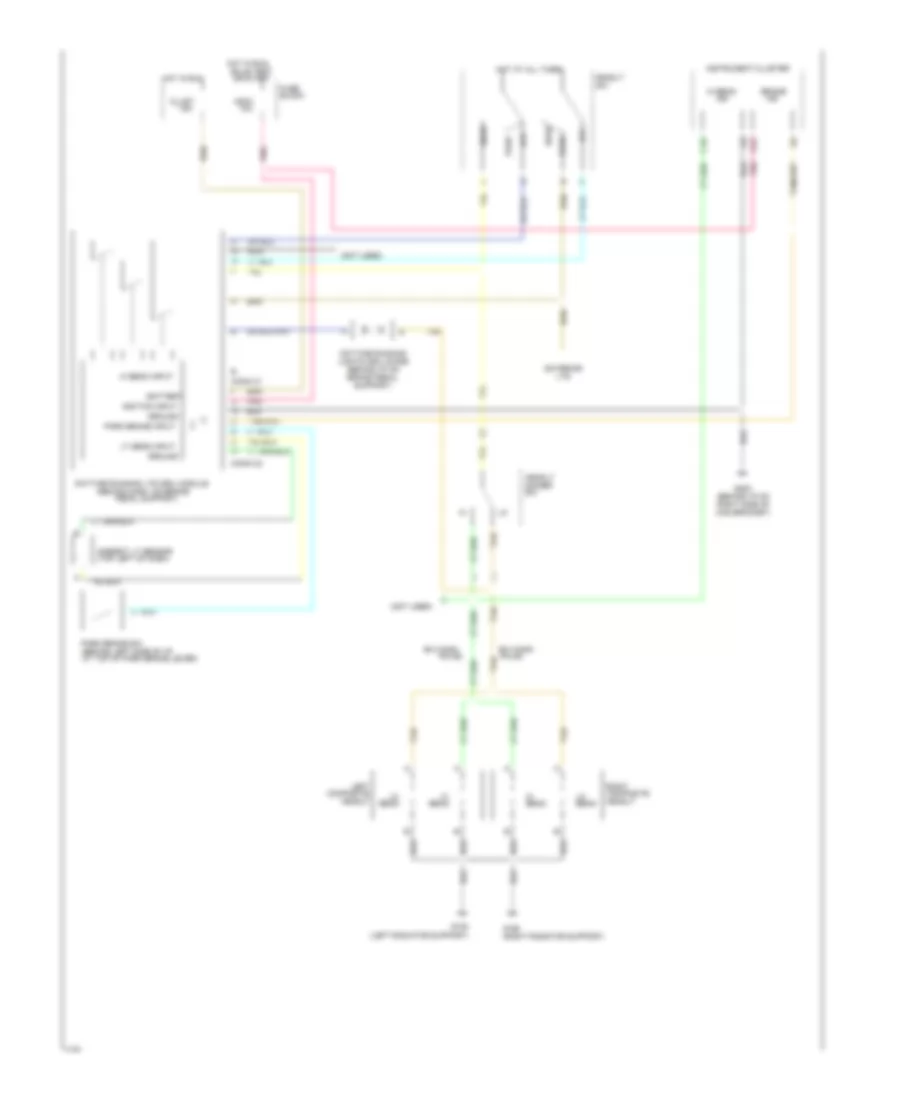 Headlight Wiring Diagram, with DRL for Buick Regal Custom 1994