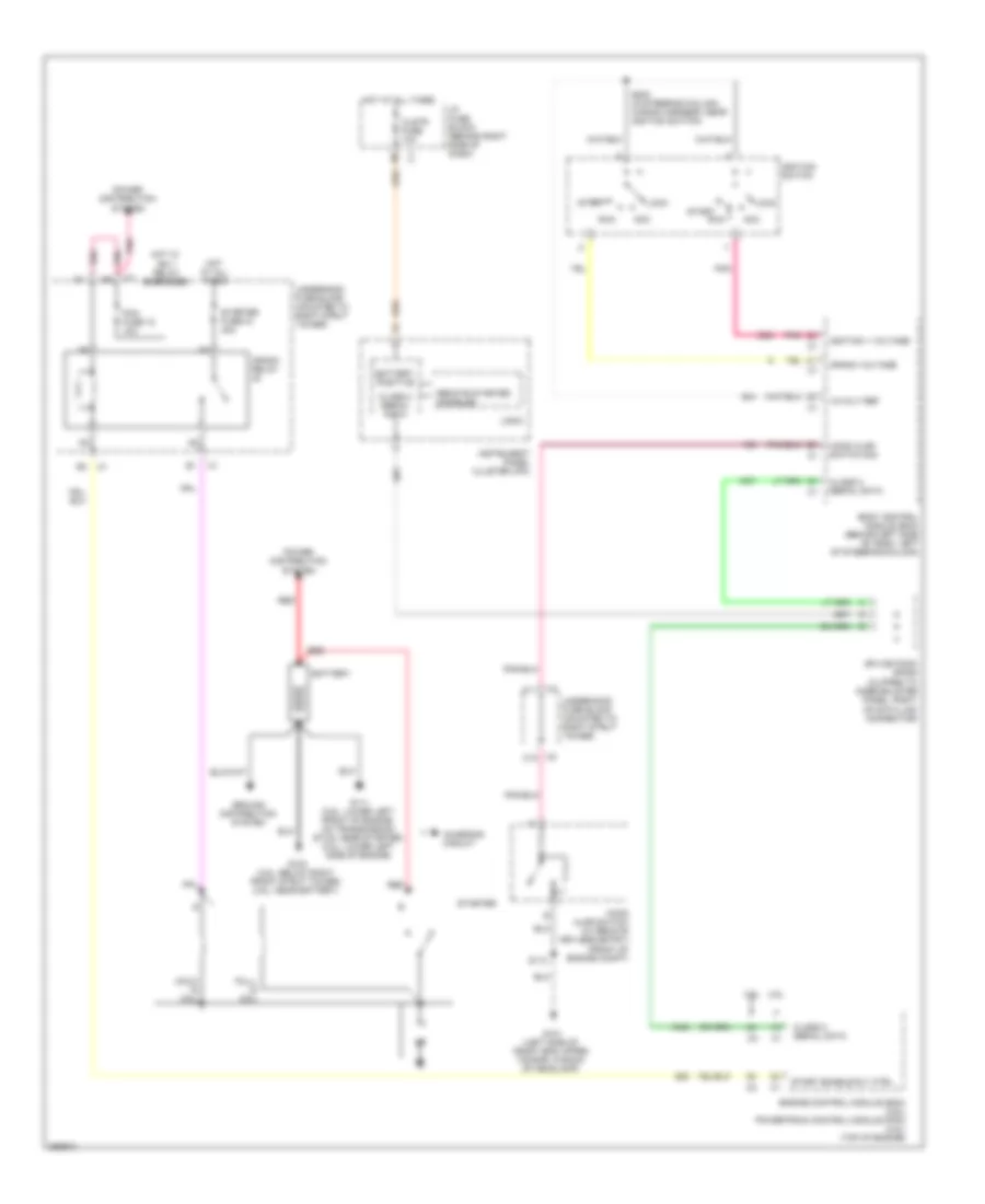 Starting Wiring Diagram for Buick LaCrosse CXL 2007