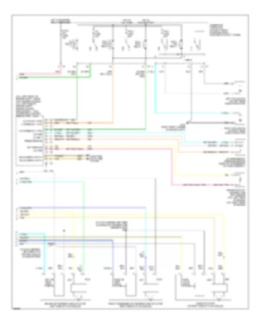 Automatic A C Wiring Diagram 2 of 2 for Buick Lucerne CX 2007
