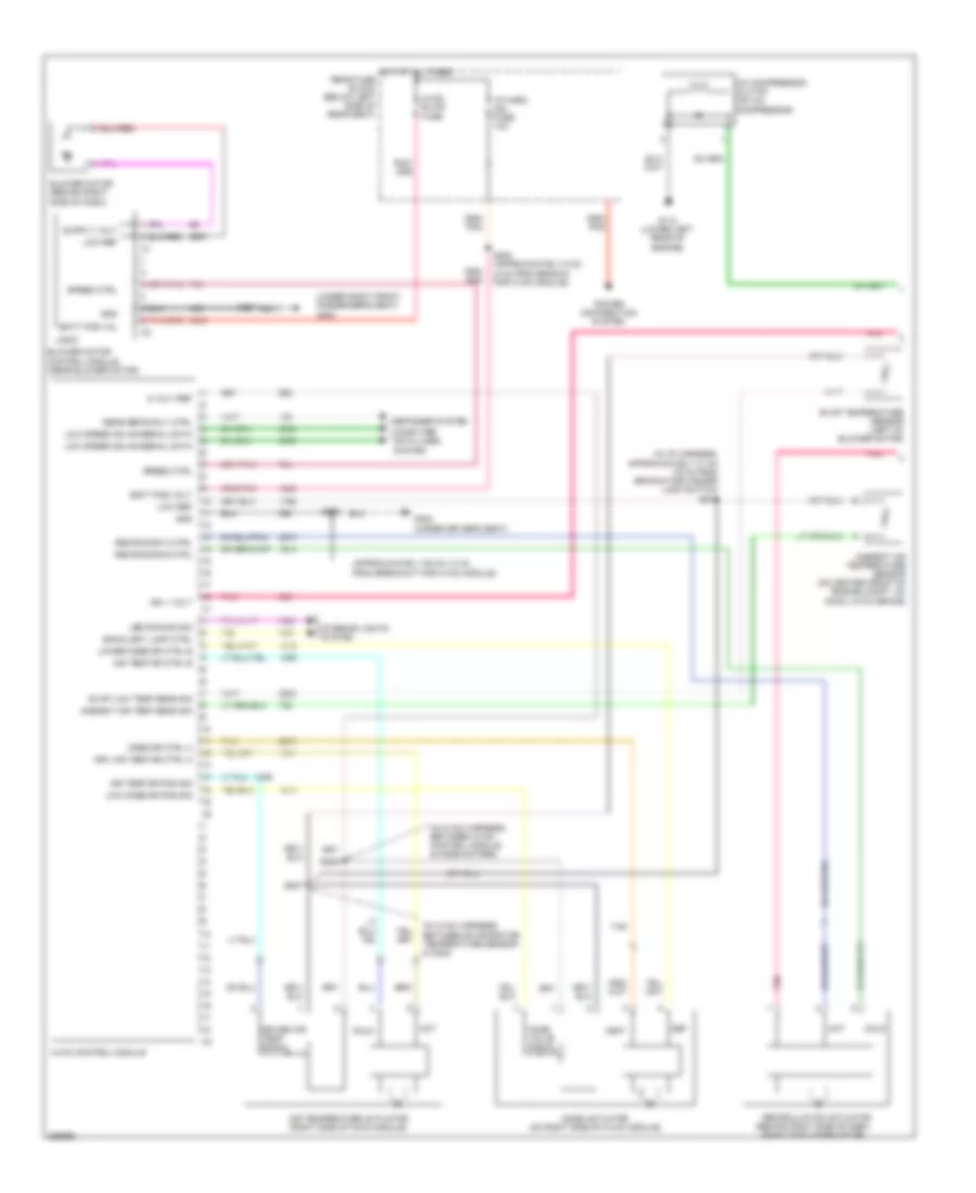 Manual AC Wiring Diagram (1 of 2) for Buick Lucerne CX 2007