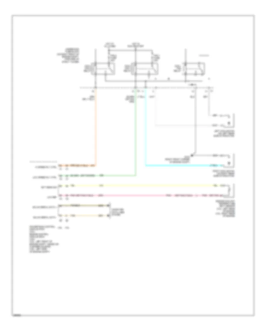 Cooling Fan Wiring Diagram for Buick Lucerne CX 2007