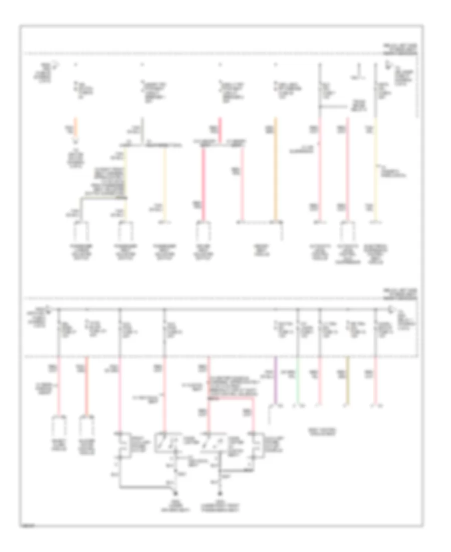 Power Distribution Wiring Diagram (3 of 5) for Buick Lucerne CX 2007