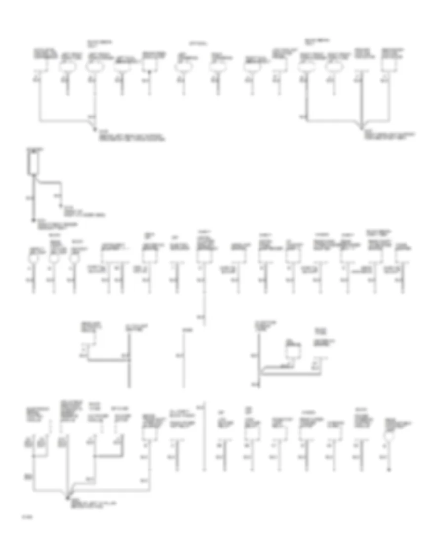 Ground Distribution Wiring Diagram 1 of 3 for Buick Roadmaster 1994