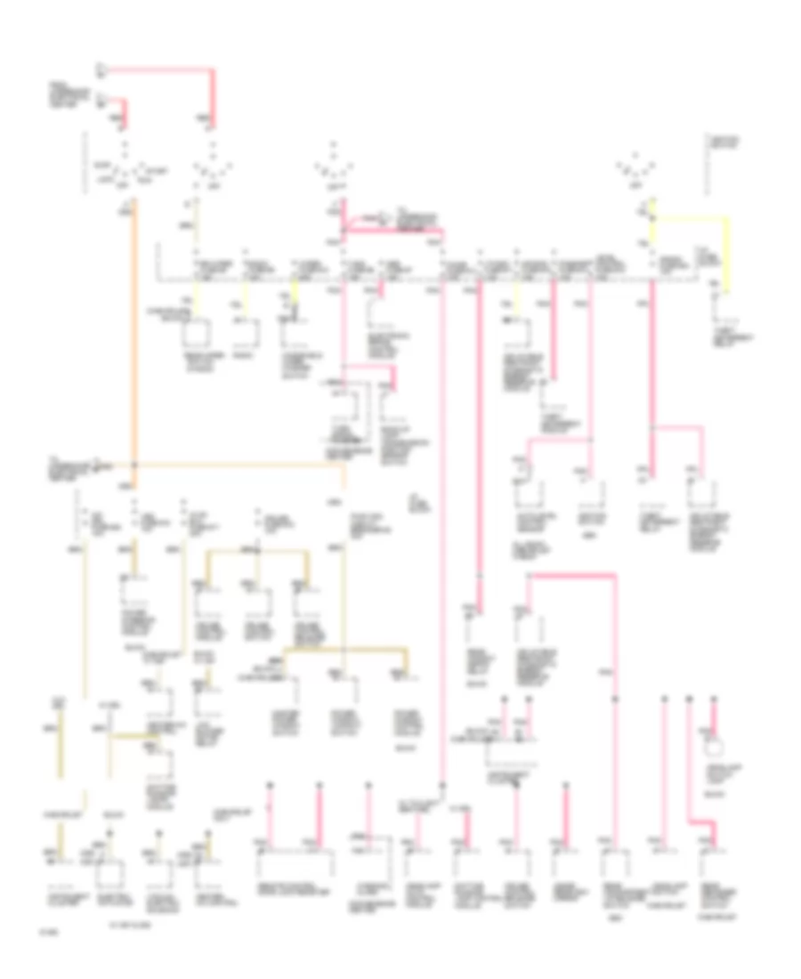 Power Distribution Wiring Diagram 3 of 4 for Buick Roadmaster 1994