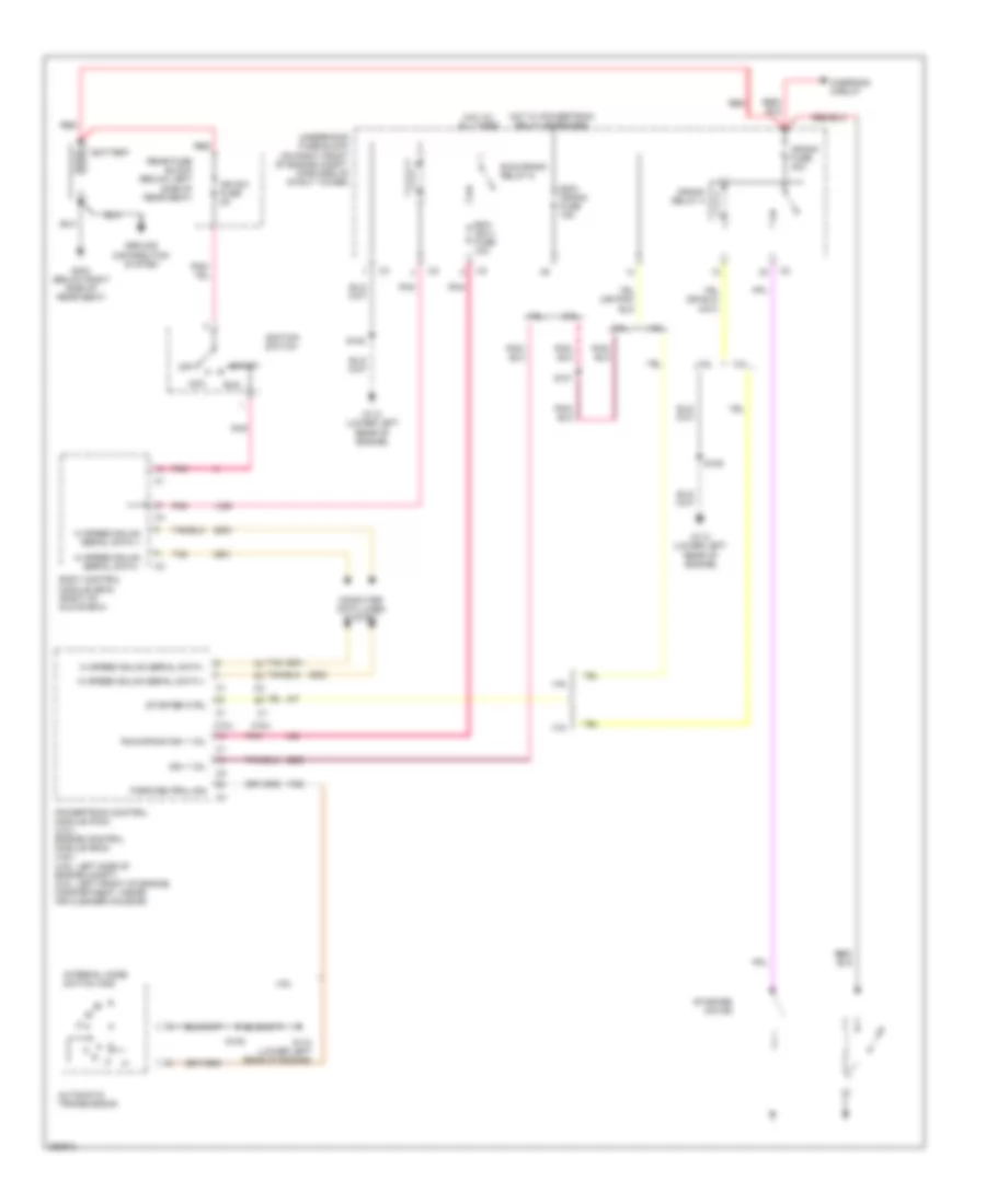 Starting Wiring Diagram for Buick Lucerne CXL 2007