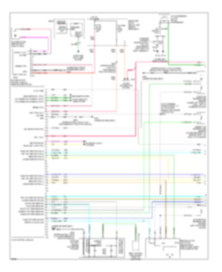 Automatic A C Wiring Diagram 1 of 2 for Buick Lucerne CXS 2007