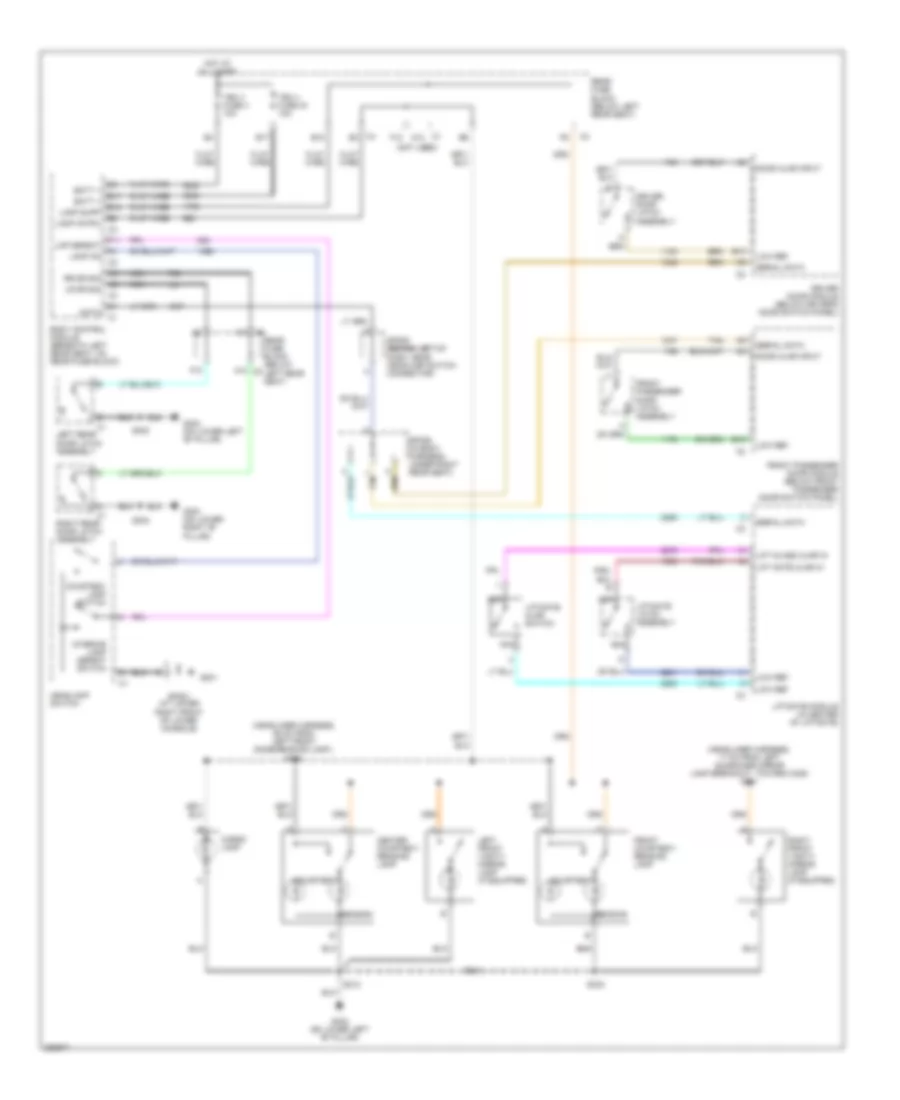 Courtesy Lamps Wiring Diagram for Buick Rainier 2007
