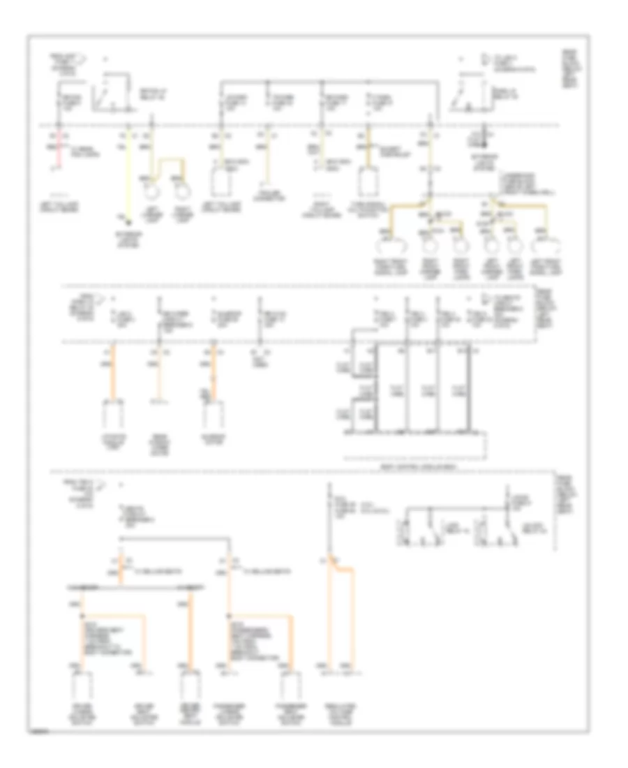 Power Distribution Wiring Diagram 5 of 6 for Buick Rainier 2007