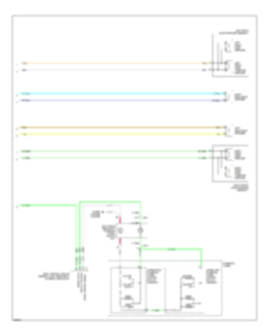 Base Radio Wiring Diagram, with Rear Seat Audio (2 of 2) for Buick Rainier 2007