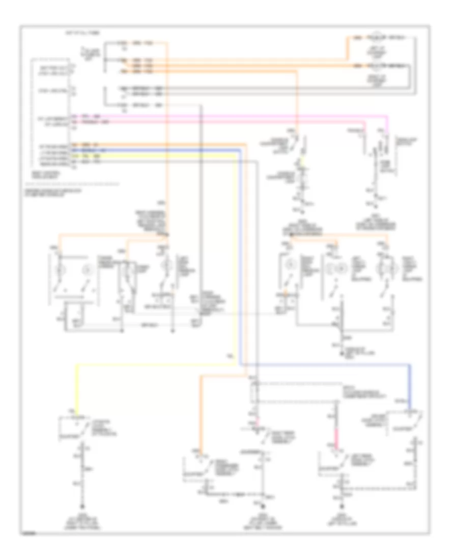 Courtesy Lamps Wiring Diagram for Buick Rendezvous CX 2007