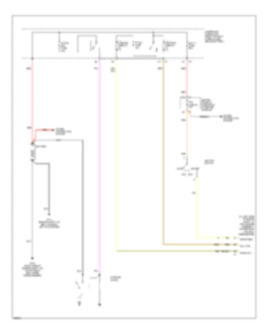 Starting Wiring Diagram for Buick Rendezvous CX 2007