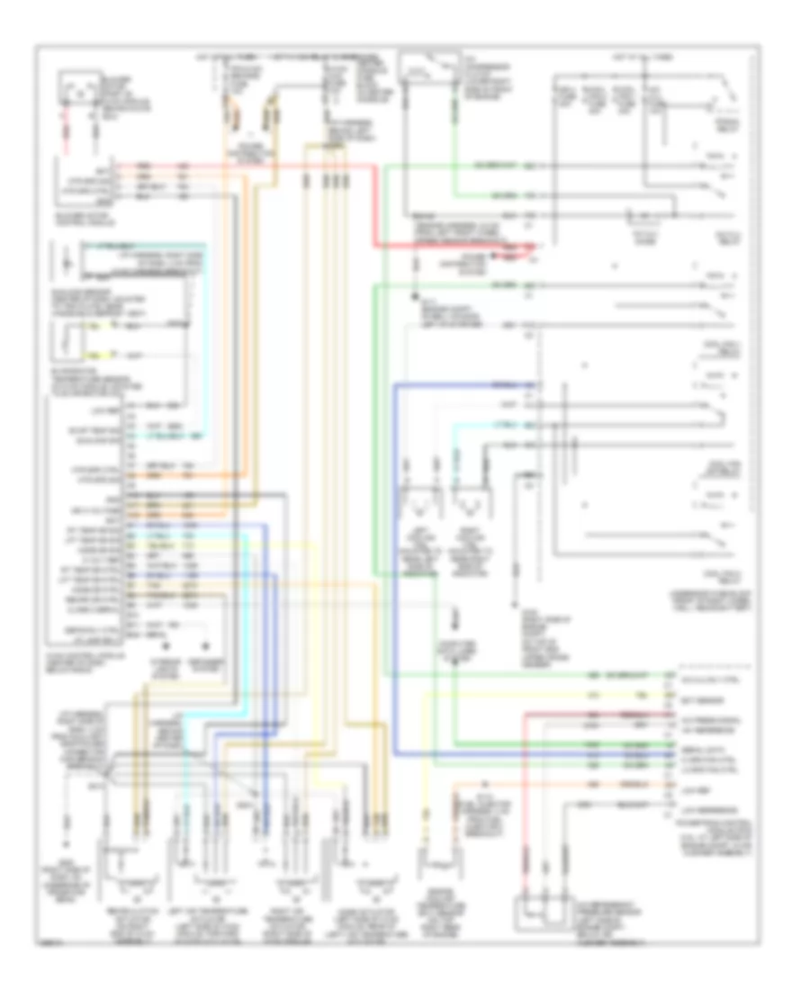 Automatic AC Wiring Diagram for Buick Rendezvous CXL 2007