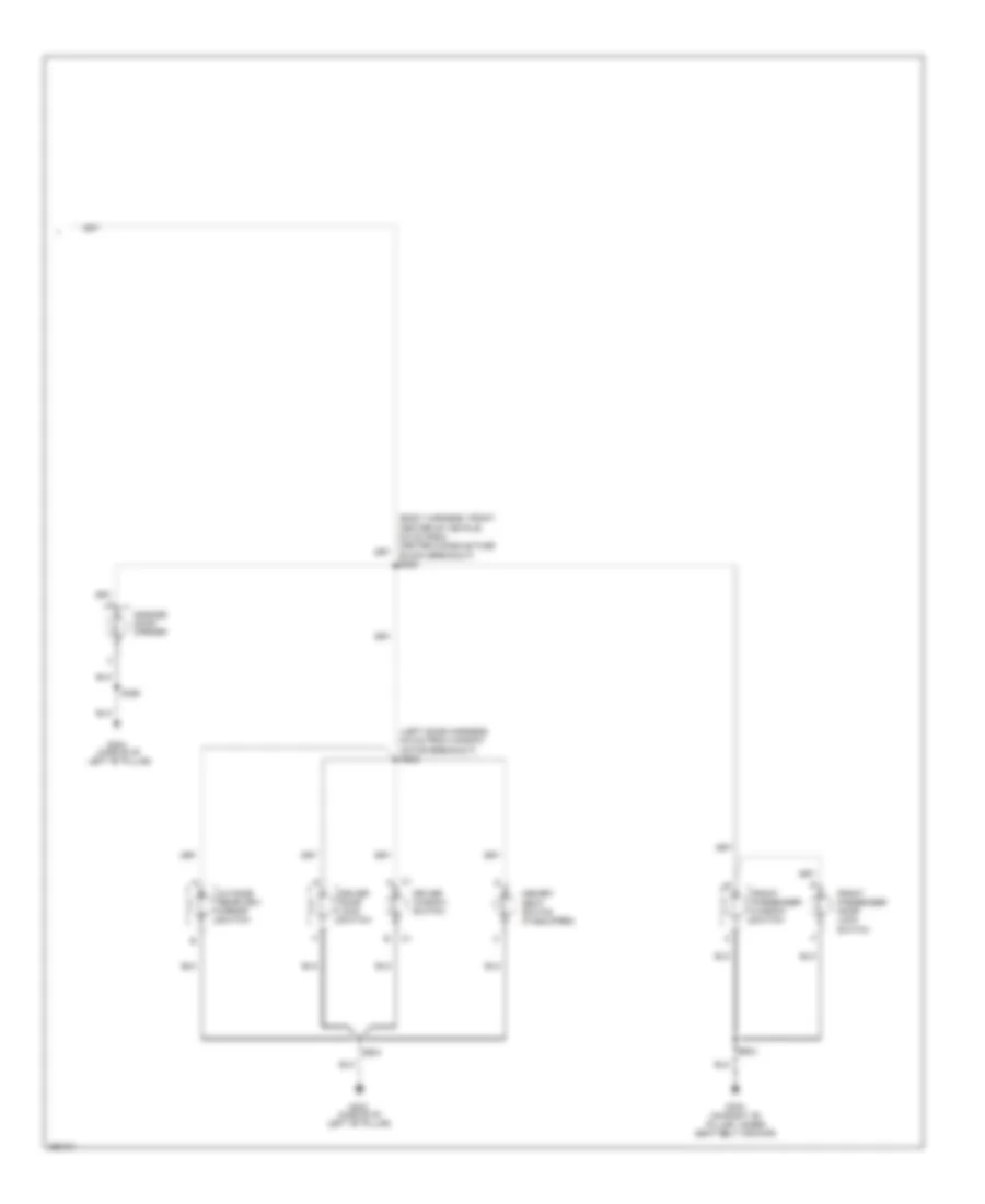 Instrument Illumination Wiring Diagram 2 of 2 for Buick Rendezvous CXL 2007