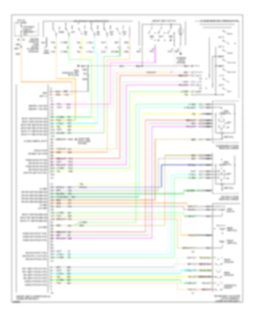 Memory Seat  Mirrors Wiring Diagram for Buick Rendezvous CXL 2007