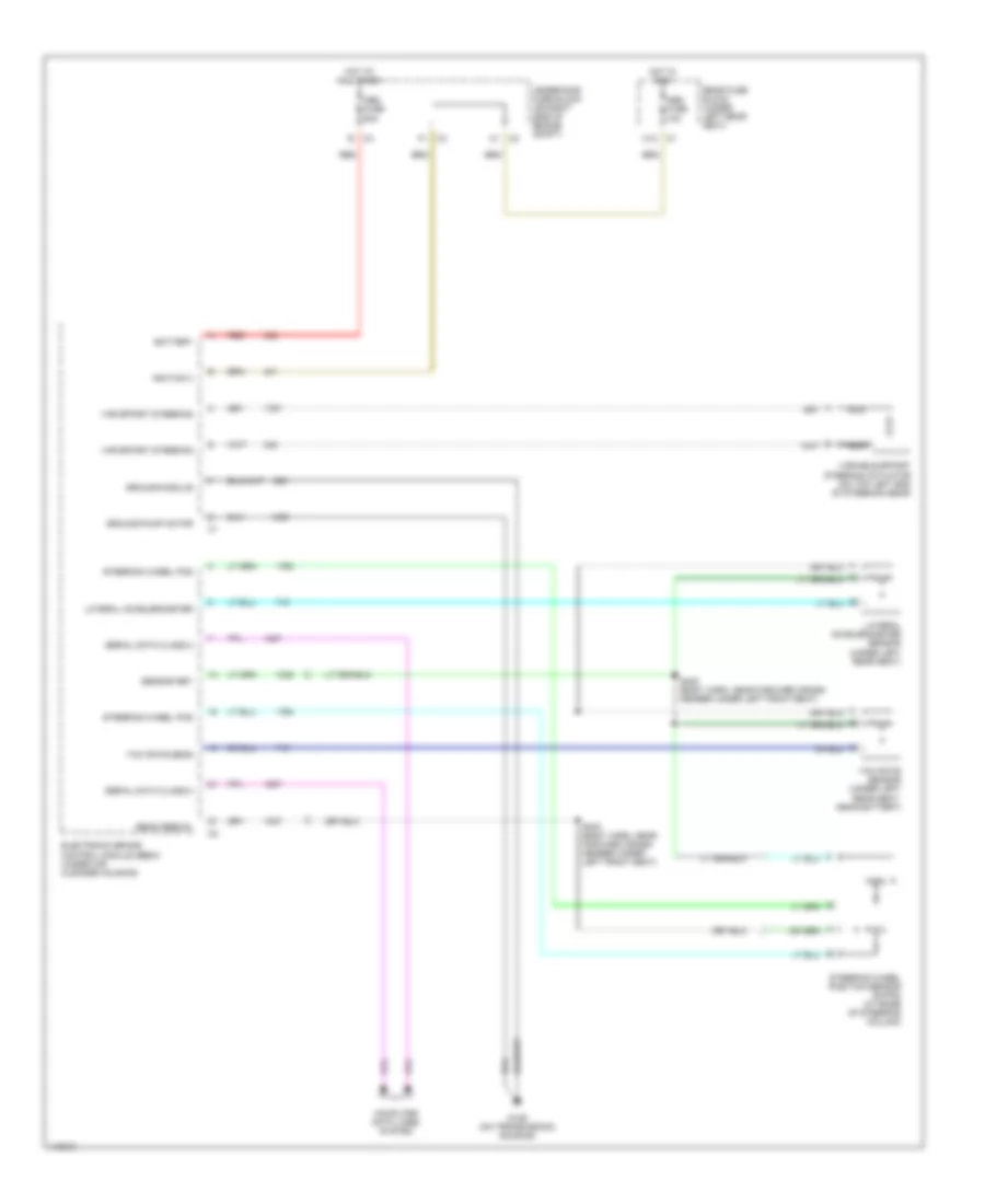 Electronic Steering Wiring Diagram (Aurora) for Buick Park Avenue Ultra 2001