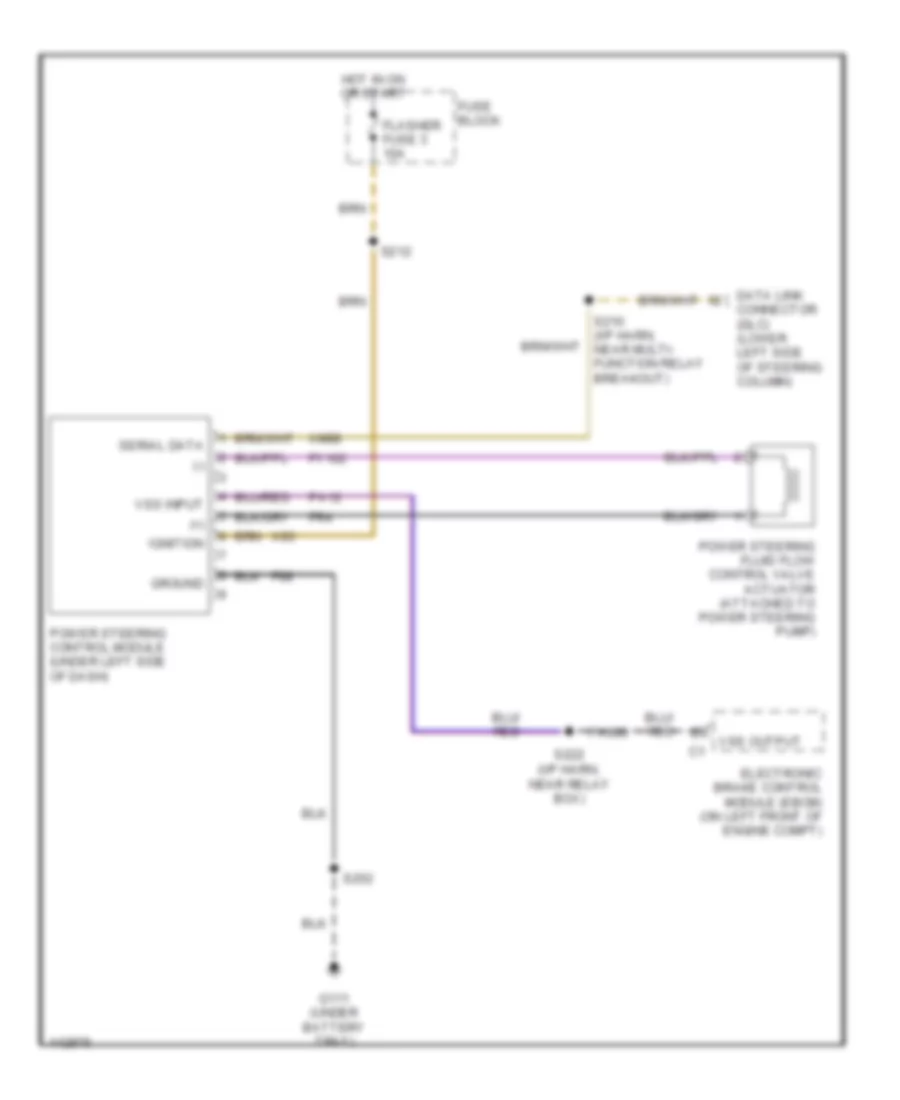 Electronic Steering Wiring Diagram (Catera) for Buick Park Avenue Ultra 2001