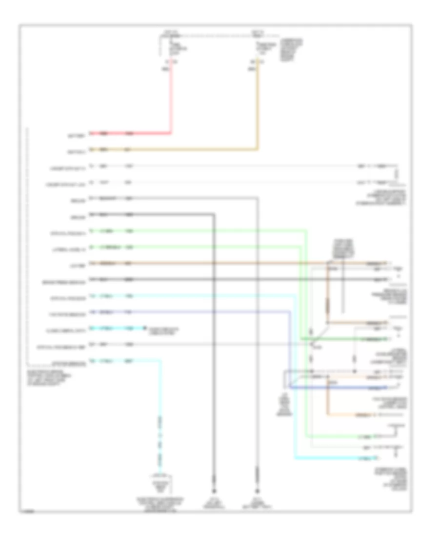 Electronic Steering Wiring Diagram (Corvette) for Buick Park Avenue Ultra 2001