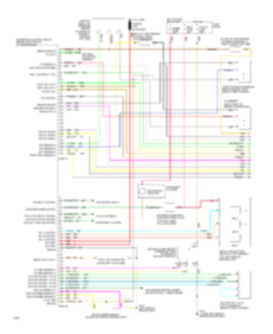 3.1L (VIN M), Engine Performance Wiring Diagrams (1 of 2) for Buick Skylark Limited 1994