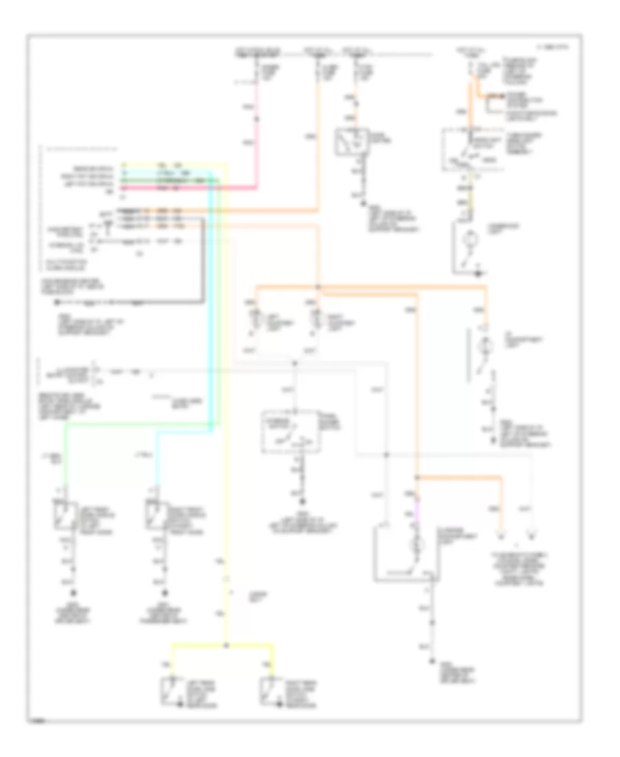Courtesy Lamps Wiring Diagram 1 of 2 for Buick Skylark Limited 1994