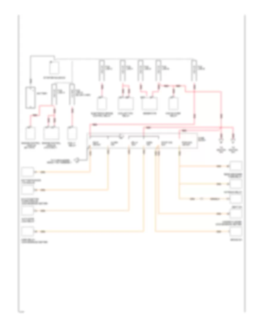Power Distribution Wiring Diagram 1 of 3 for Buick Skylark Limited 1994