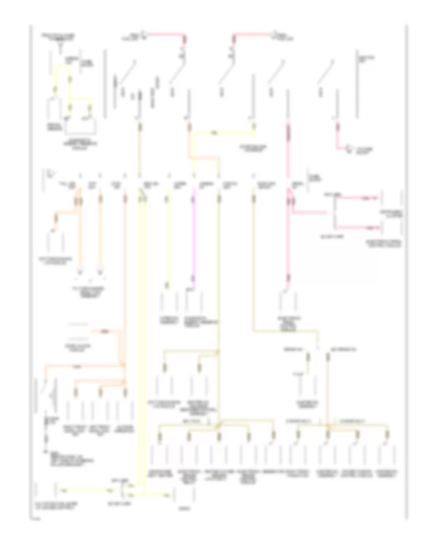 Power Distribution Wiring Diagram (2 of 3) for Buick Skylark Limited 1994