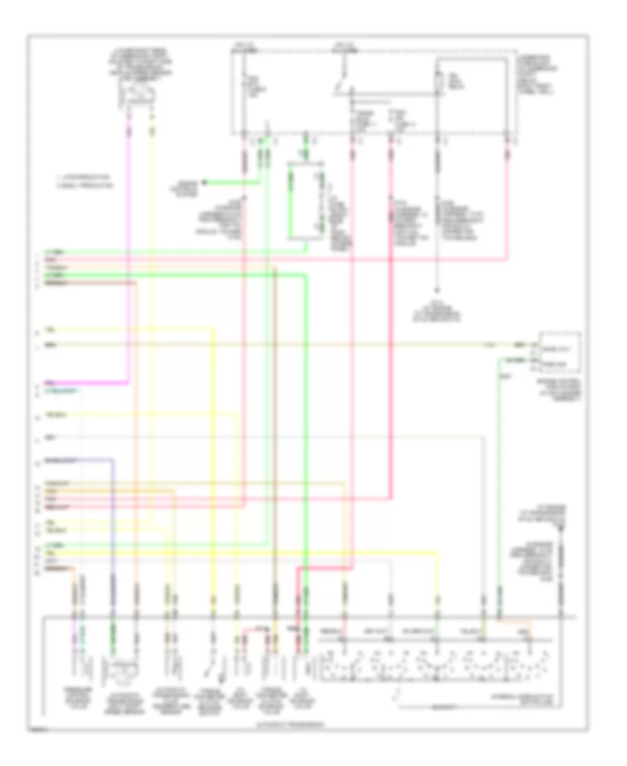3 9L VIN 1 A T Wiring Diagram 2 of 2 for Buick Terraza CXL 2007