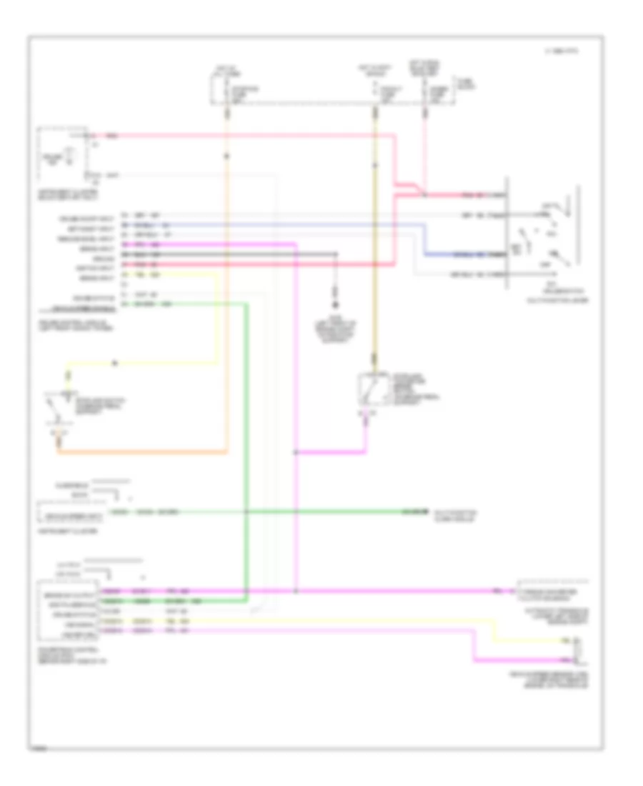 Cruise Control Wiring Diagram for Buick Century Special 1995