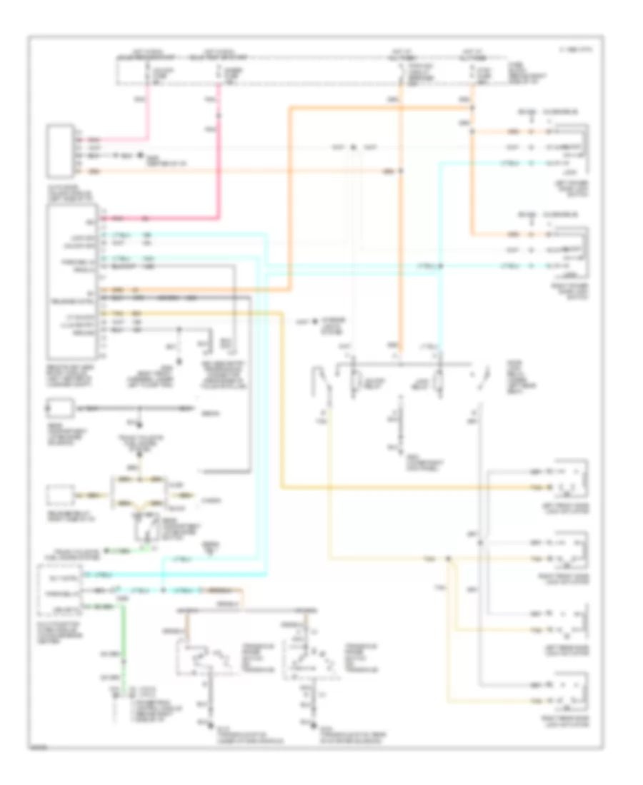 Keyless Entry Wiring Diagram for Buick Century Special 1995