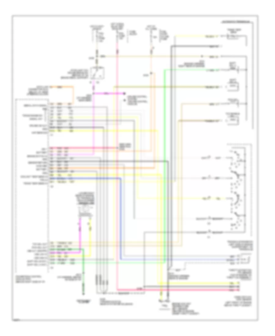 3 1L VIN M Transmission Wiring Diagram for Buick Century Special 1995