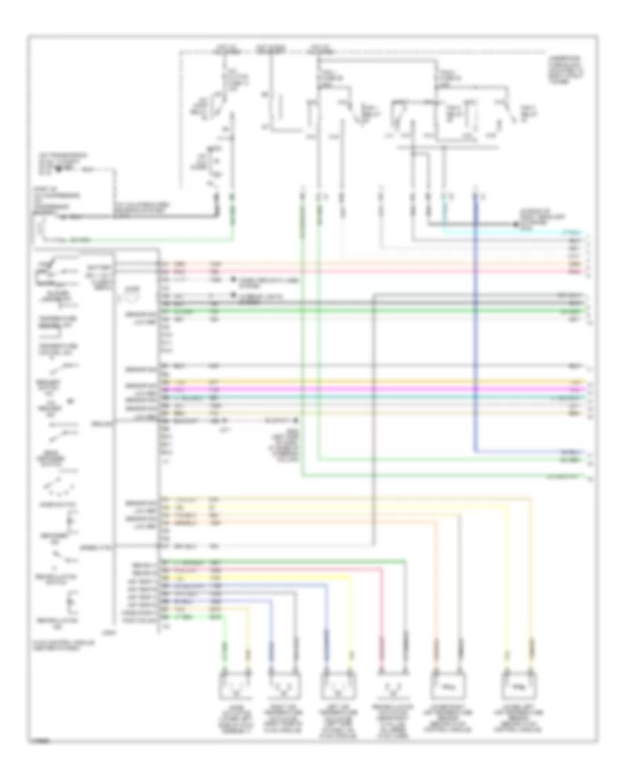 3 8L VIN 2 Automatic A C Wiring Diagram 1 of 2 for Buick Allure CX 2008