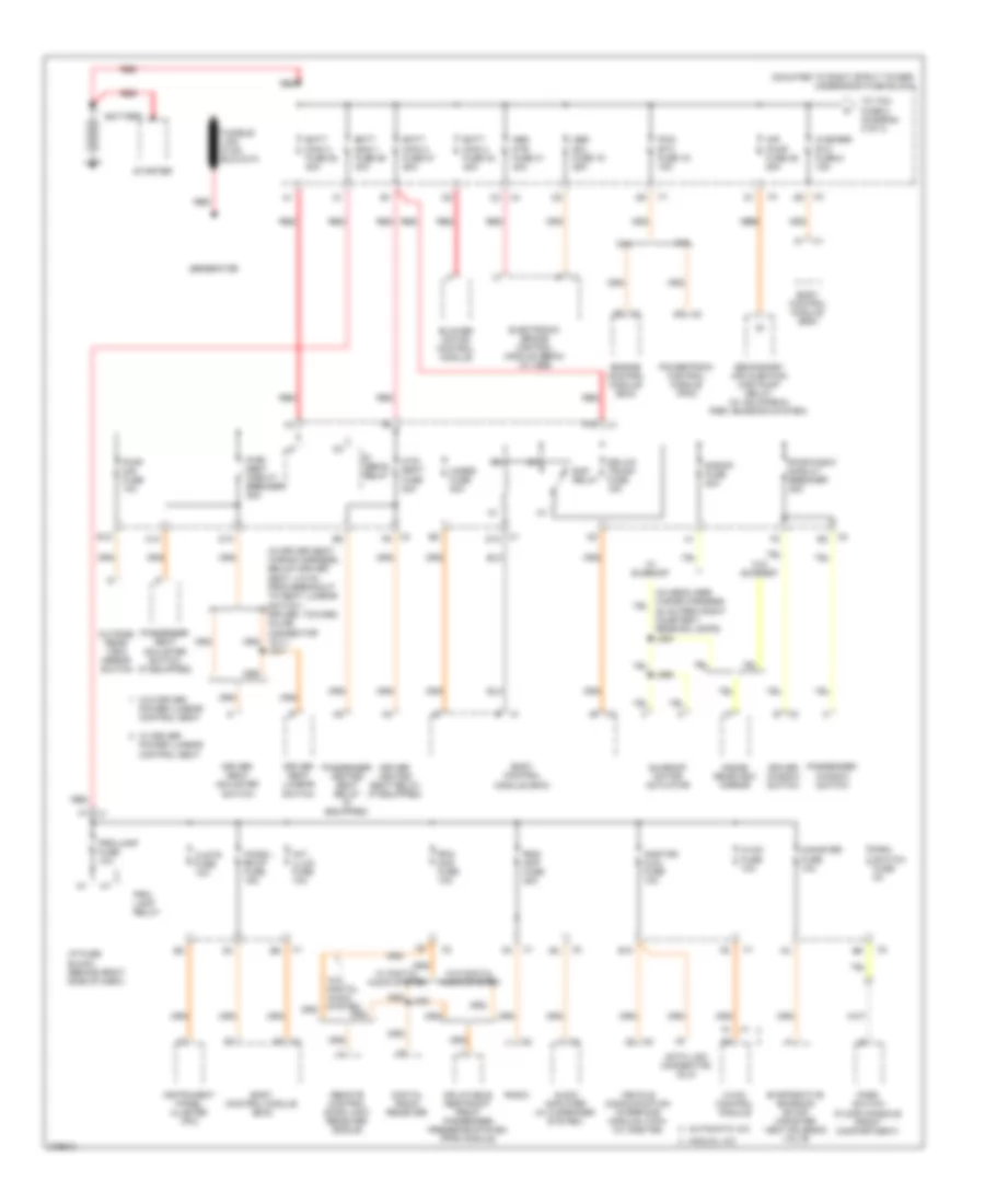 3 6L VIN 7 Power Distribution Wiring Diagram 1 of 4 for Buick Allure CX 2008