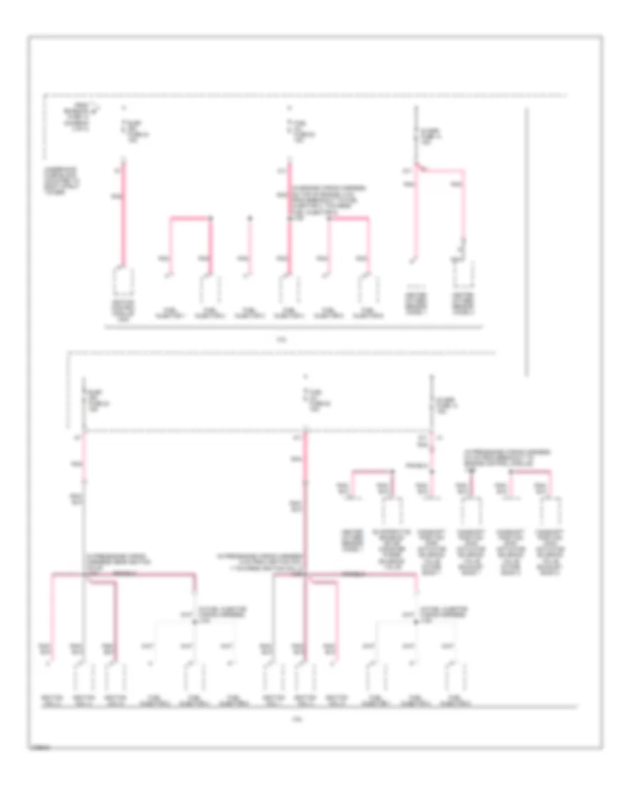 3.6L VIN 7, Power Distribution Wiring Diagram (4 of 4) for Buick Allure CX 2008